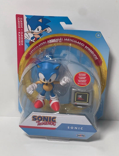 Jakks Pacific Sonic the Hedgehog: Classic Sonic 4" Action Figure - NEW